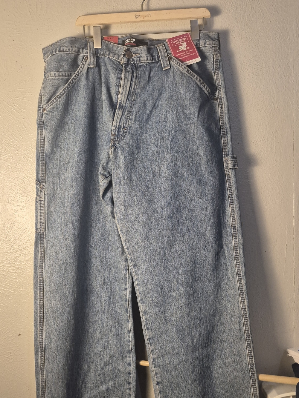 Levi's Light Blue Relaxed Carpenter Jeans